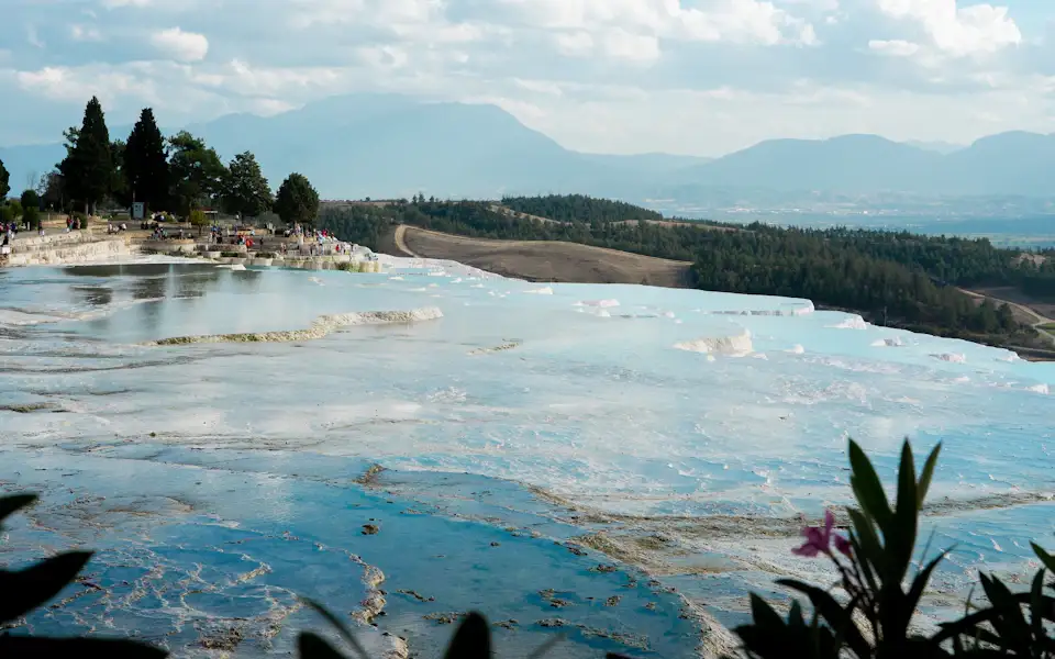 Terrasses blanches et bassins de Pamukkale